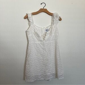 white princess polly mini dress